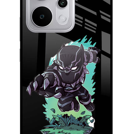Black Panther Realme P4 Power 5G Glass Case Back Cover by Casekaro