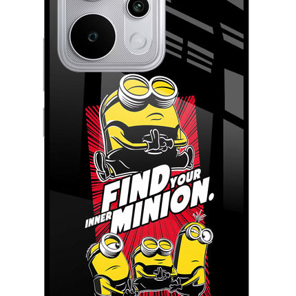 Find your inner Minion Realme P4 Power 5G Glass Case Back Cover by Casekaro
