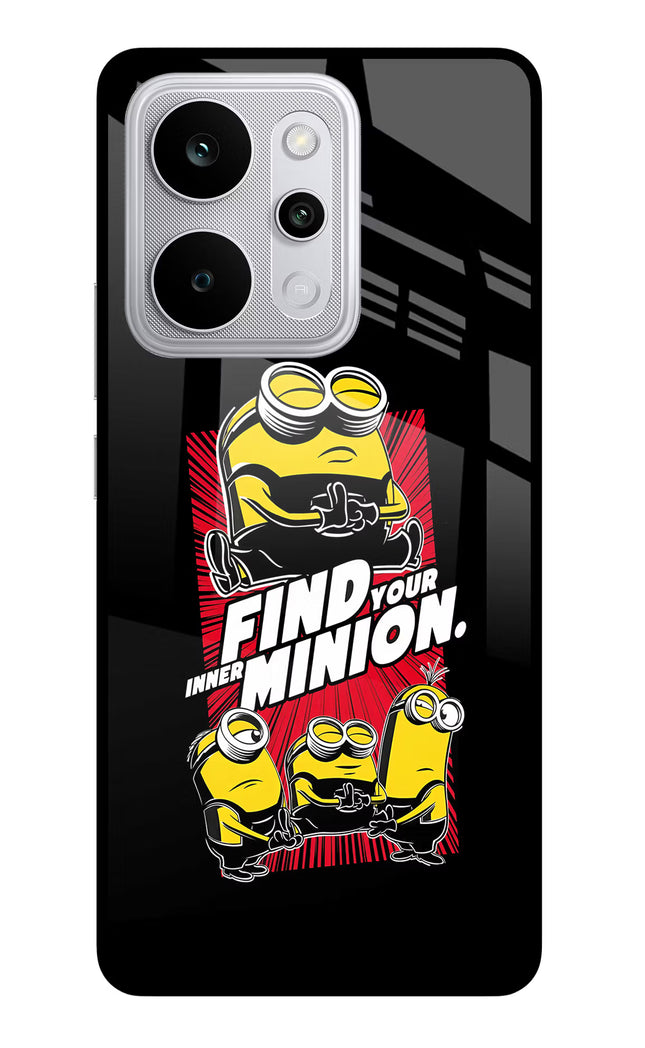 Find your inner Minion Realme P4 Power 5G Glass Case Back Cover by Casekaro