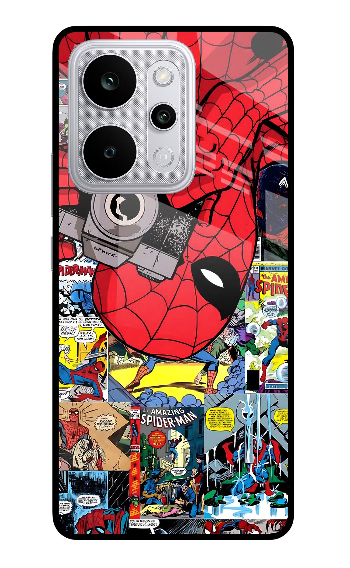Spider Man Realme P4 Power 5G Glass Case