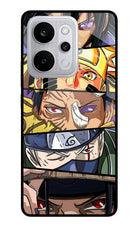 Naruto Character Realme P4 Power 5G Glass Case Back Cover by Casekaro