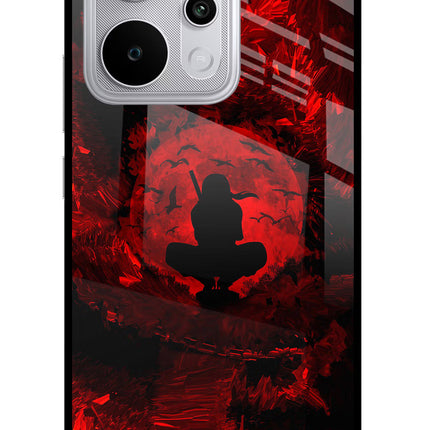 Itachi Uchiha Realme P4 Power 5G Glass Case Back Cover by Casekaro