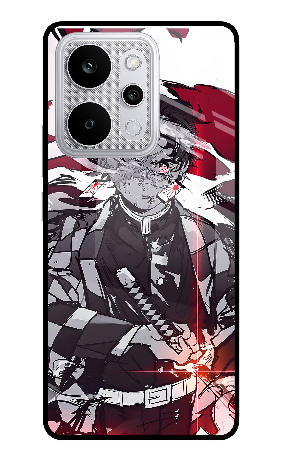 Demon Slayer Realme P4 Power 5G Glass Case