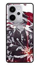 Demon Slayer Realme P4 Power 5G Glass Case Back Cover by Casekaro