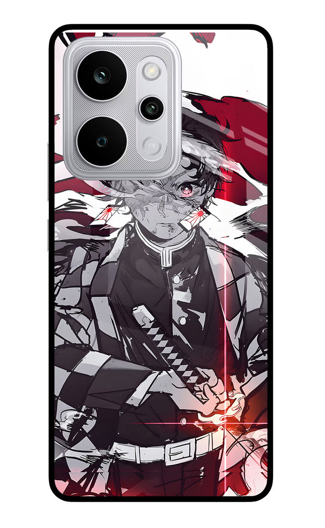 Demon Slayer Realme P4 Power 5G Glass Case Back Cover by Casekaro