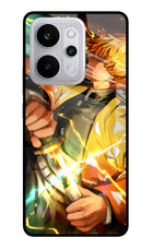 Demon Slayer Realme P4 Power 5G Glass Case Back Cover by Casekaro