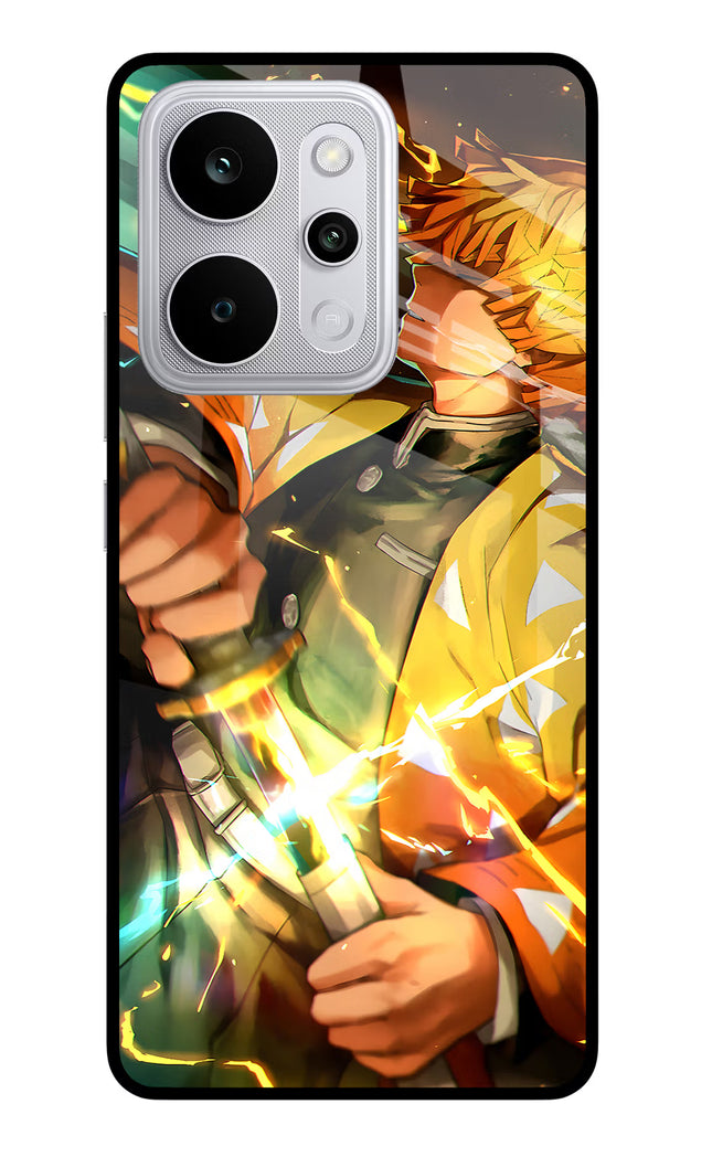Demon Slayer Realme P4 Power 5G Glass Case Back Cover by Casekaro