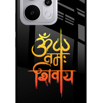 Om Namah Shivay Realme P4 Power 5G Glass Case Back Cover by Casekaro