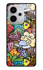 Veggie Doodle Realme P4 Power 5G Glass Case Back Cover by Casekaro