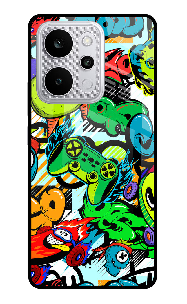 Game Doodle Realme P4 Power 5G Glass Case Back Cover by Casekaro