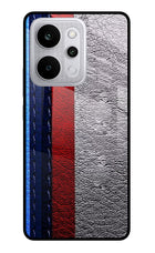 BMW Stripes Realme P4 Power 5G Glass Case Back Cover by Casekaro