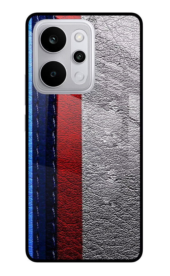 BMW Stripes Realme P4 Power 5G Glass Case Back Cover by Casekaro