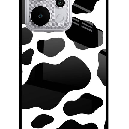 Cow Spots Realme P4 Power 5G Glass Case Back Cover by Casekaro