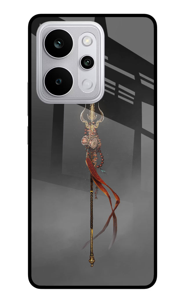 Shiv Trishul Realme P4 Power 5G Glass Case Back Cover by Casekaro