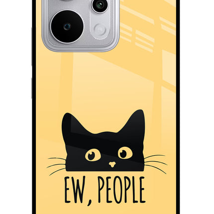 Ew People Catitude Realme P4 Power 5G Glass Case Back Cover by Casekaro