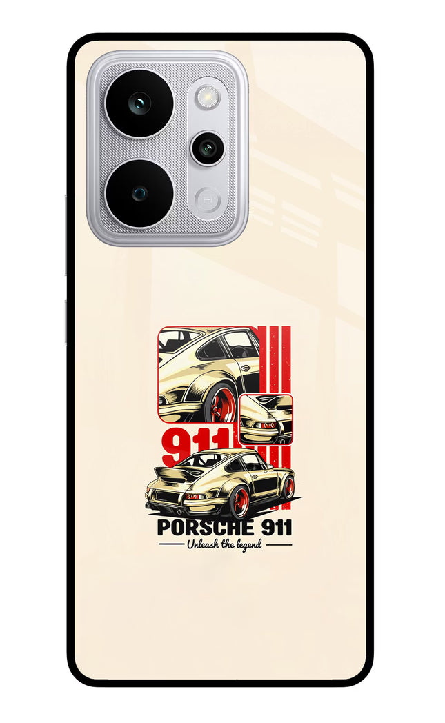 Classic Porsche 911 Realme P4 Power 5G Glass Case Back Cover by Casekaro