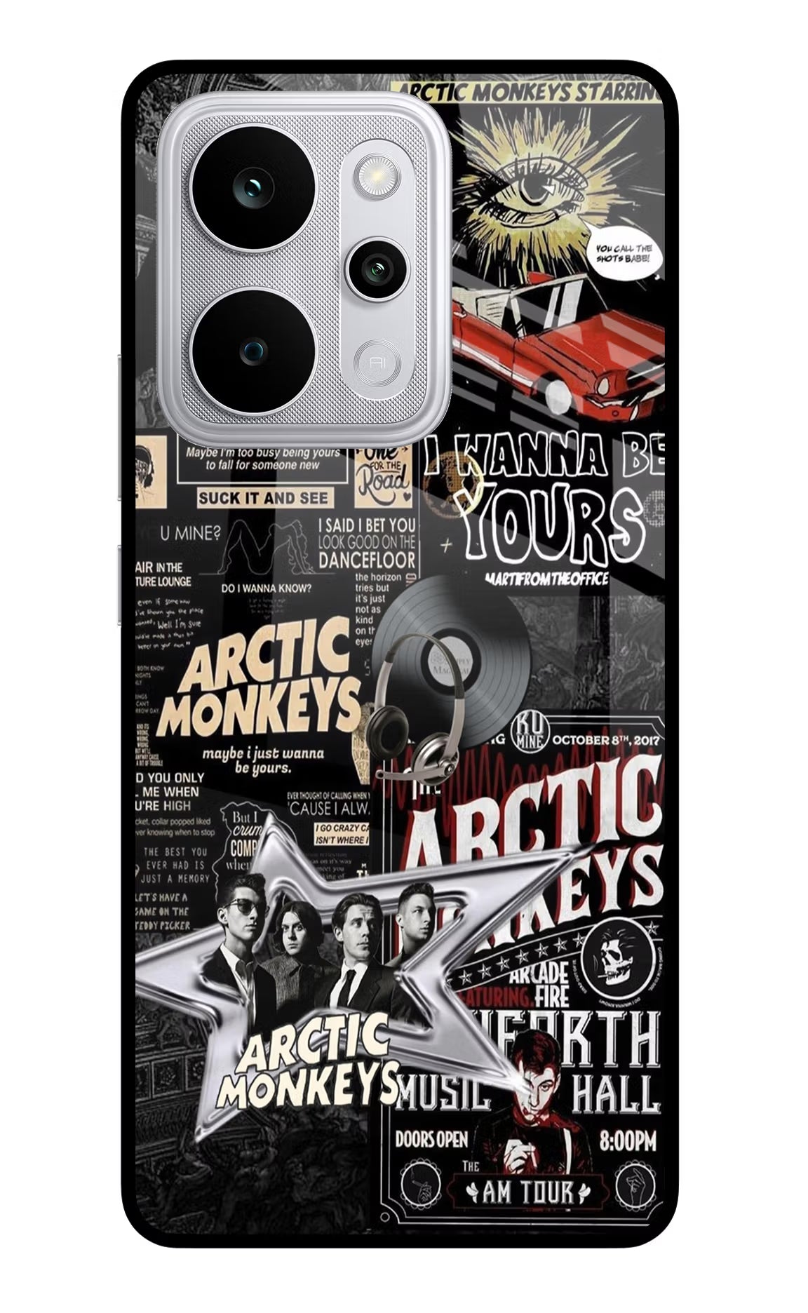 Arctic Monkeys Realme P4 Power 5G Glass Case