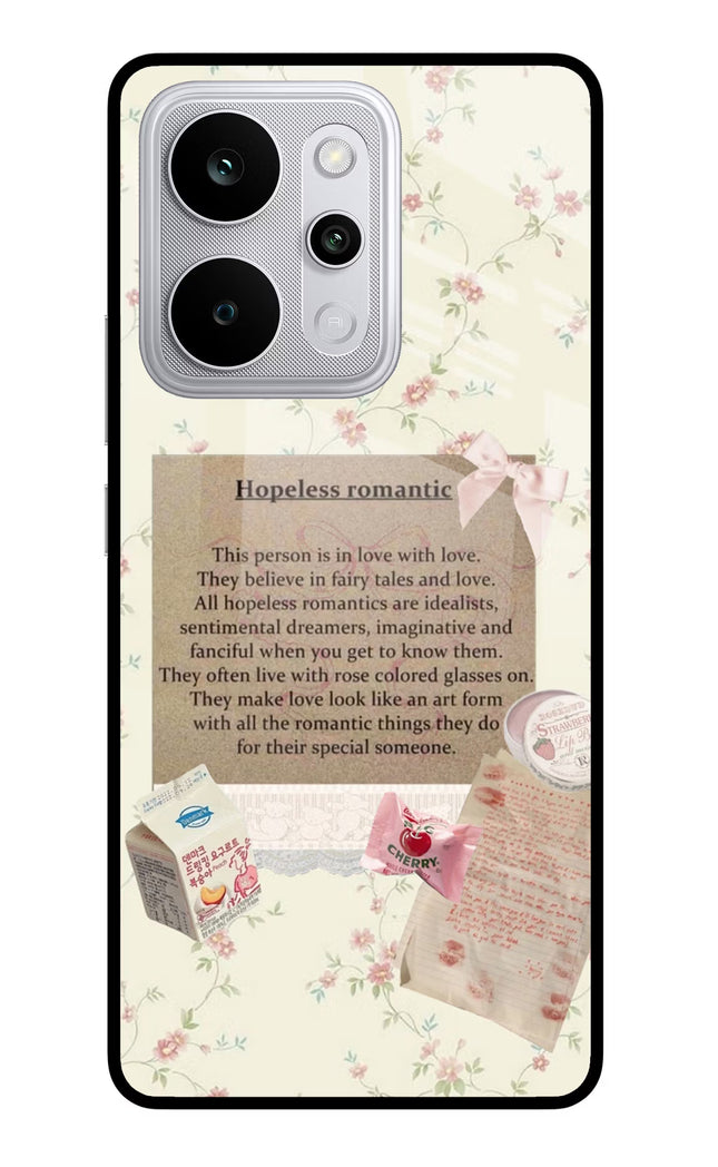 Hopeless Romantic Realme P4 Power 5G Glass Case Back Cover by Casekaro