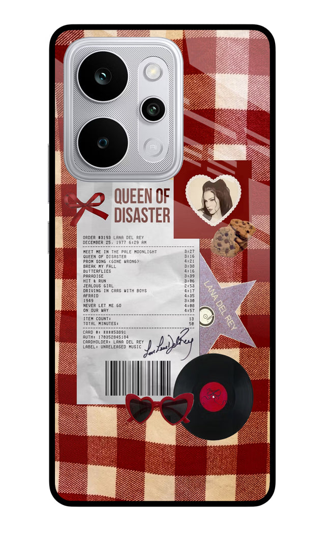 Queen of Disaster Realme P4 Power 5G Glass Case Back Cover by Casekaro