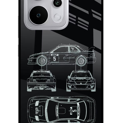 WRC'99 Realme P4 Power 5G Glass Case Back Cover by Casekaro
