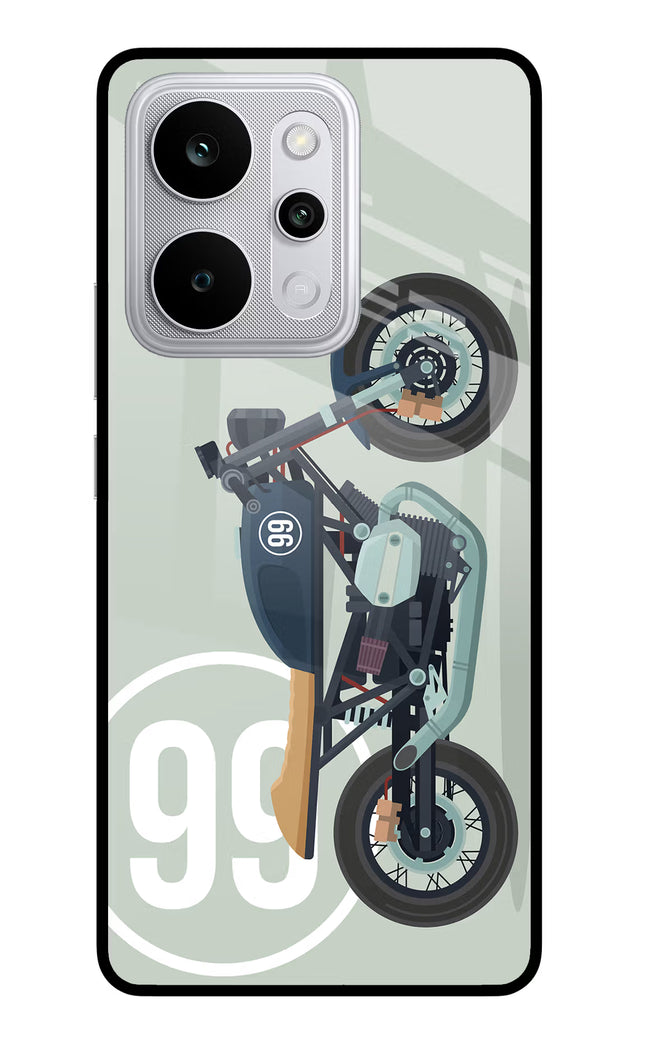 Classic Cafe Racer 99 Realme P4 Power 5G Glass Case Back Cover by Casekaro