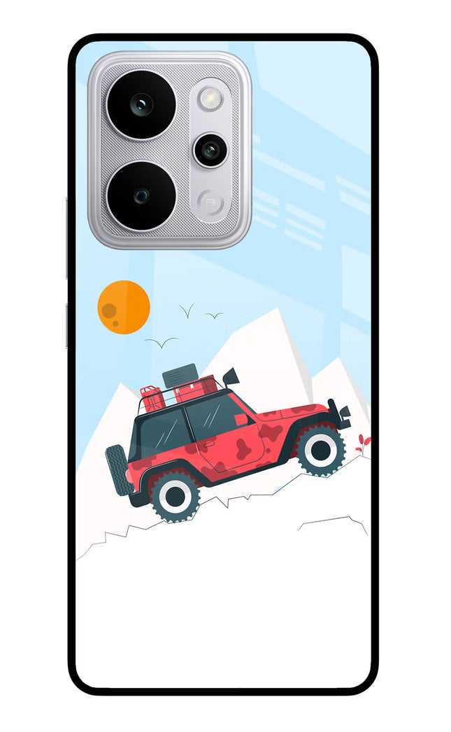 Mountain Trail Beast Realme P4 Power 5G Glass Case Back Cover by Casekaro