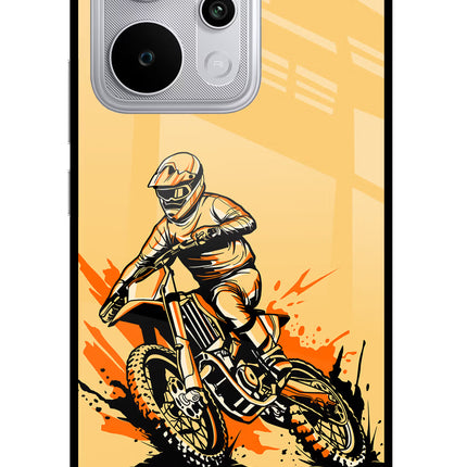 Off-Road Fury Realme P4 Power 5G Glass Case Back Cover by Casekaro