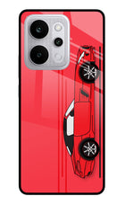 Red Velocity Realme P4 Power 5G Glass Case Back Cover by Casekaro