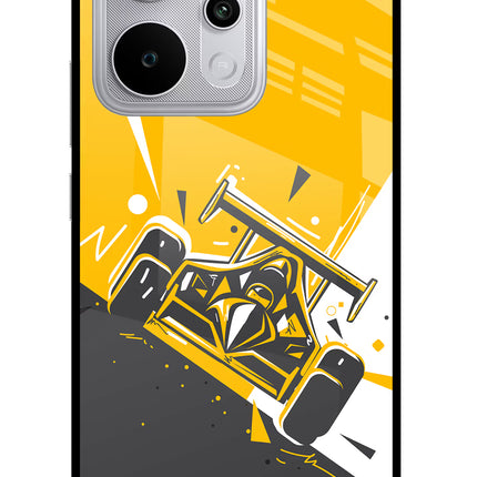 Track King Realme P4 Power 5G Glass Case Back Cover by Casekaro