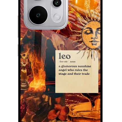 Leo Zodiac Realme P4 Power 5G Glass Case Back Cover by Casekaro