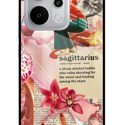 Sagittarius Zodiac Realme P4 Power 5G Glass Case Back Cover by Casekaro