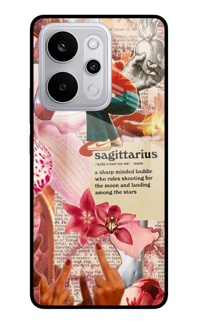 Sagittarius Zodiac Realme P4 Power 5G Glass Case Back Cover by Casekaro