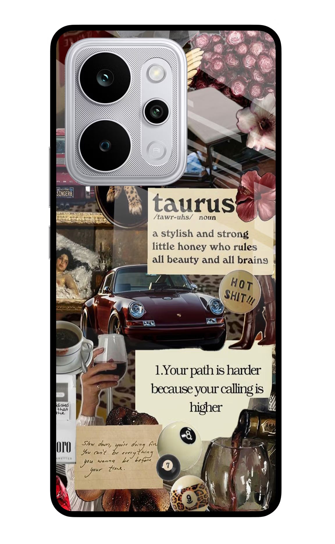 Taurus Zodiac Realme P4 Power 5G Glass Case