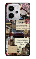 Taurus Zodiac Realme P4 Power 5G Glass Case Back Cover by Casekaro