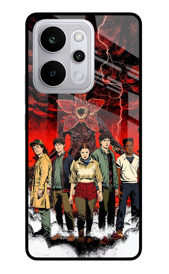 Ordinary Things Characters Realme P4 Power 5G Glass Case Back Cover by Casekaro