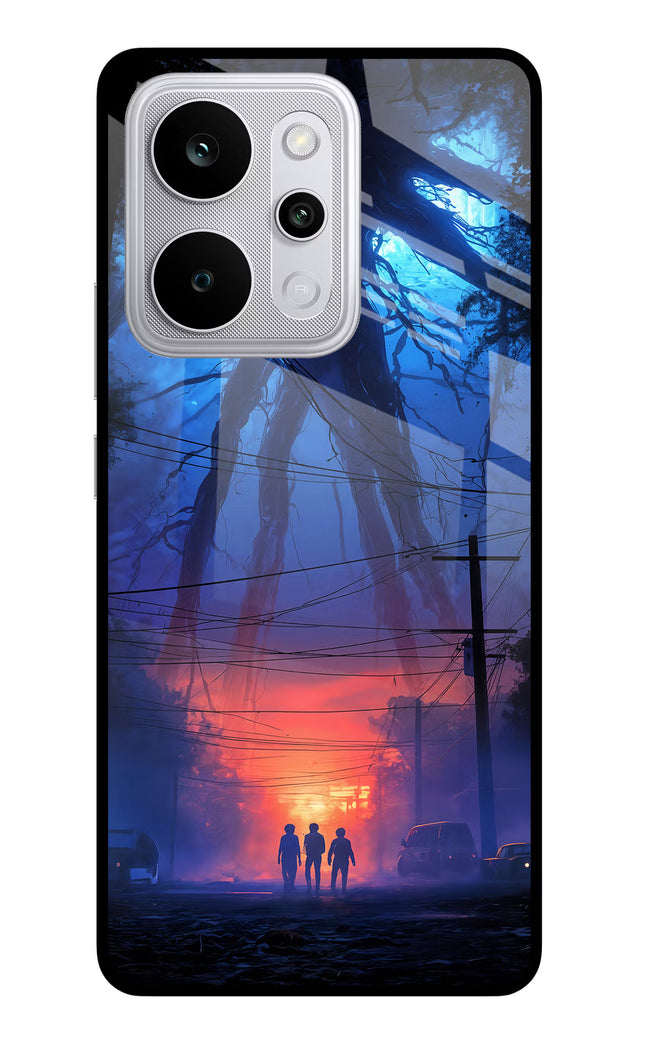 Ordinary Things Shadow Realme P4 Power 5G Glass Case Back Cover by Casekaro