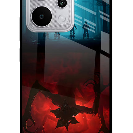 Ordinary Things Downside Up Realme P4 Power 5G Glass Case Back Cover by Casekaro