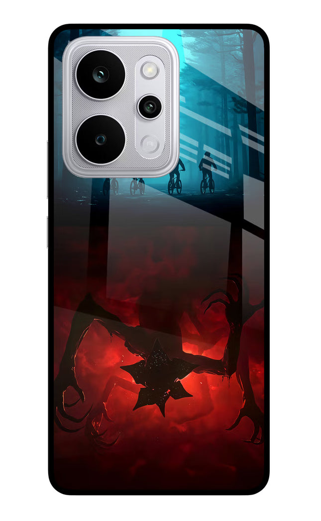 Ordinary Things Downside Up Realme P4 Power 5G Glass Case Back Cover by Casekaro