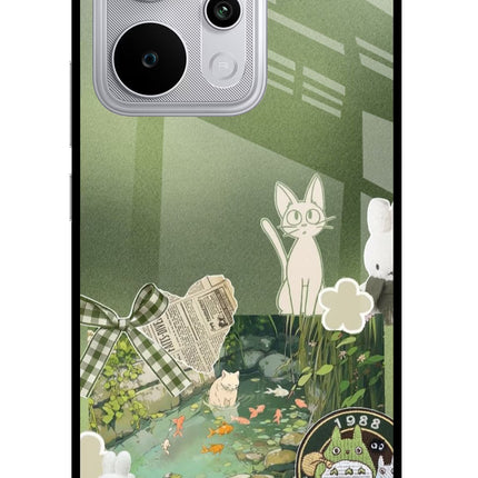 Aesthetic anime Realme P4 Power 5G Glass Case Back Cover by Casekaro