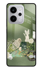 Aesthetic anime Realme P4 Power 5G Glass Case Back Cover by Casekaro