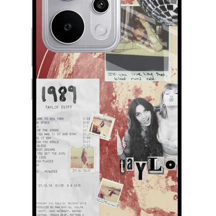 Taylor Swift Realme P4 Power 5G Glass Case Back Cover by Casekaro