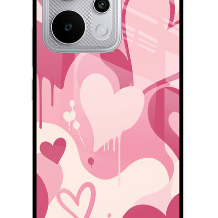 Hearty case Realme P4 Power 5G Glass Case Back Cover by Casekaro
