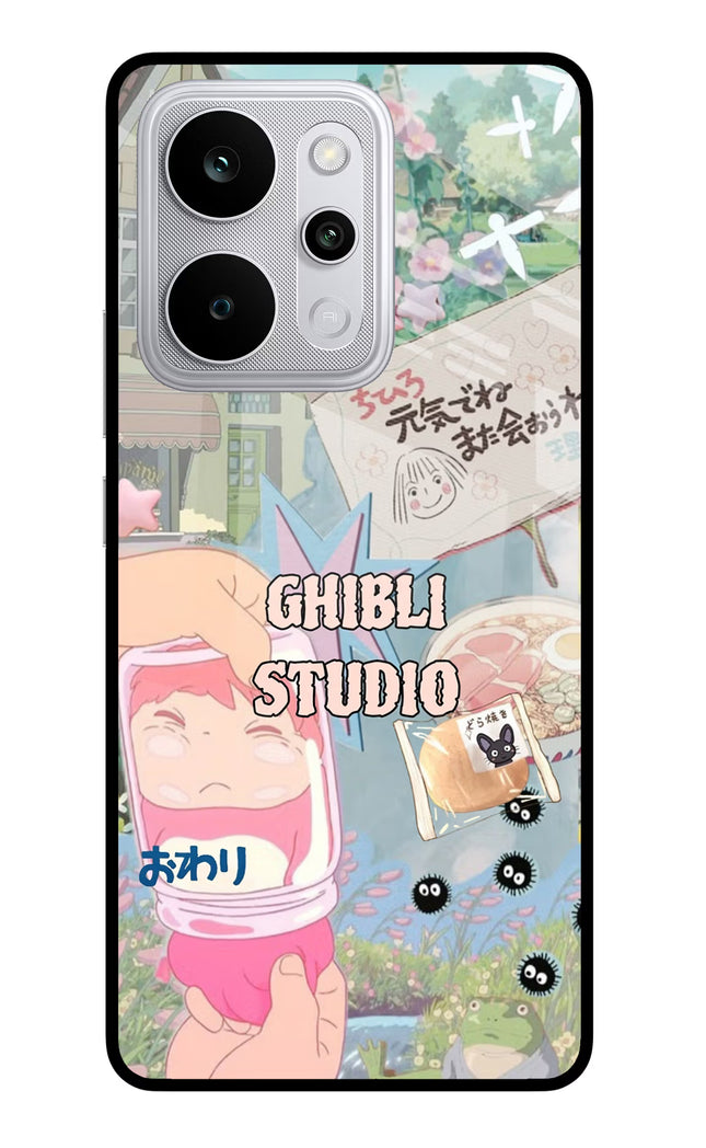 Studio Ghibli Realme P4 Power 5G Glass Case Back Cover by Casekaro