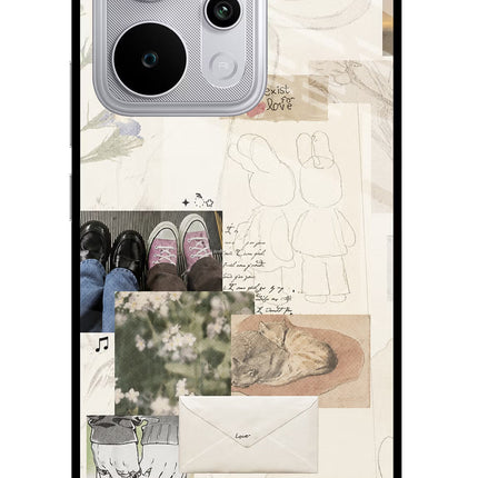 Soft Aesthetic Realme P4 Power 5G Glass Case Back Cover by Casekaro