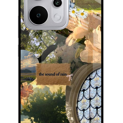 Rain Realme P4 Power 5G Glass Case Back Cover by Casekaro