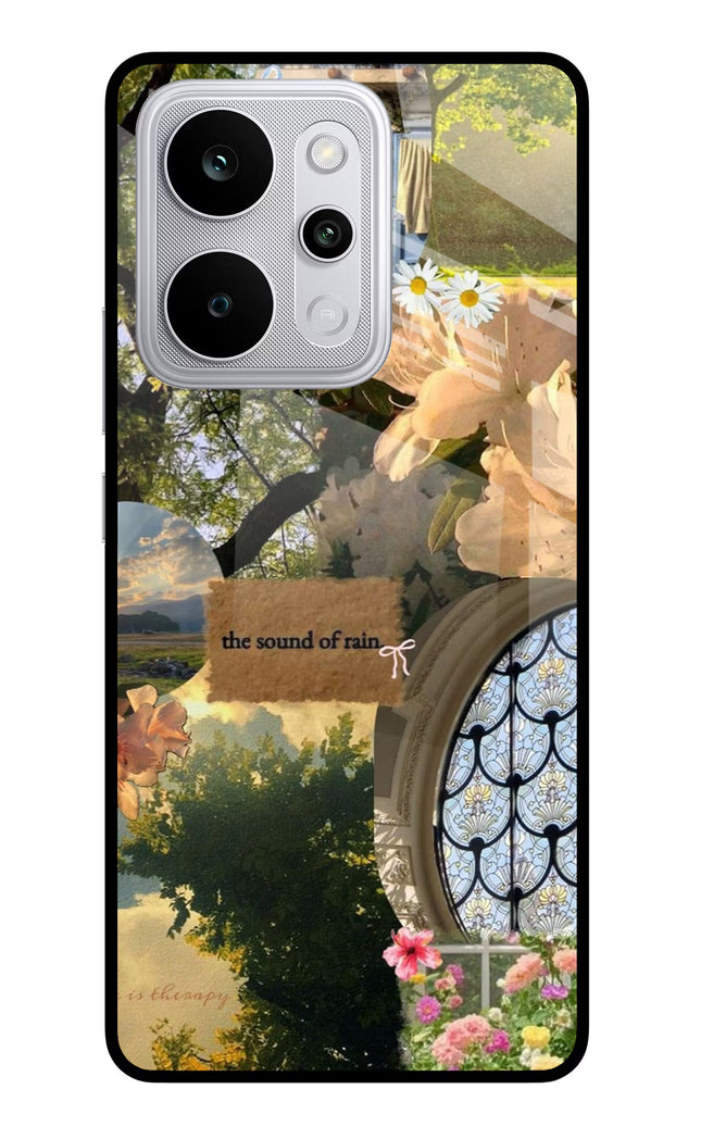 Rain Realme P4 Power 5G Glass Case Back Cover by Casekaro