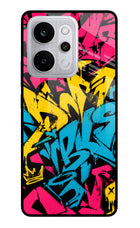 Graffiti Vibe Realme P4 Power 5G Glass Case Back Cover by Casekaro