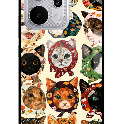 Cool Cat Realme P4 Power 5G Glass Case Back Cover by Casekaro
