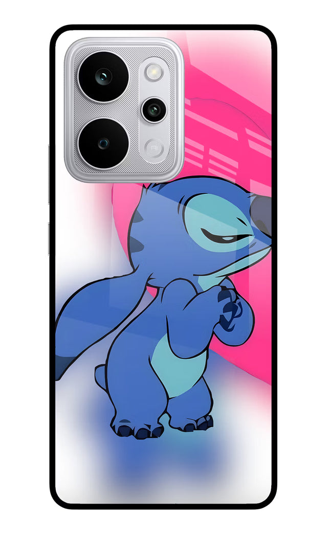 Stitch Hug Realme P4 Power 5G Glass Case Back Cover by Casekaro