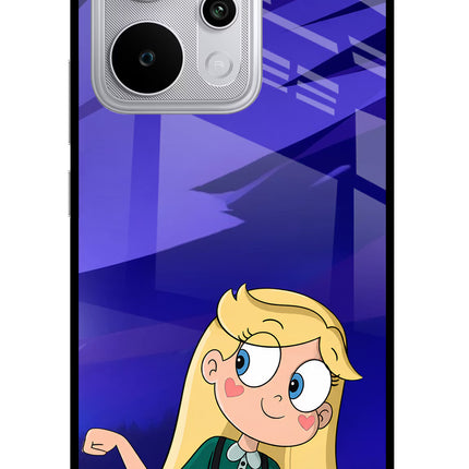 Star Glow Realme P4 Power 5G Glass Case Back Cover by Casekaro